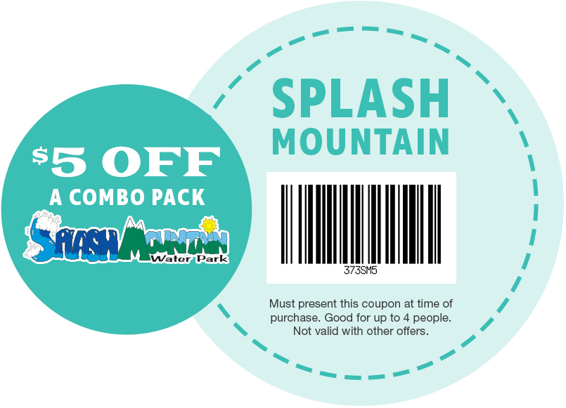 $5 OFF A Combo Pack at Jolly Roger Splash Mountain Water Park