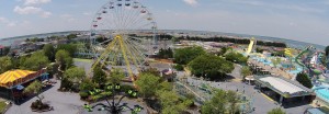 ferris wheel in amusement park
