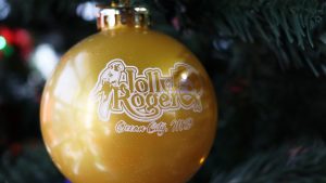 Gold Jolly Roger Ornament