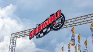 SpeedWorld Entrance Sign