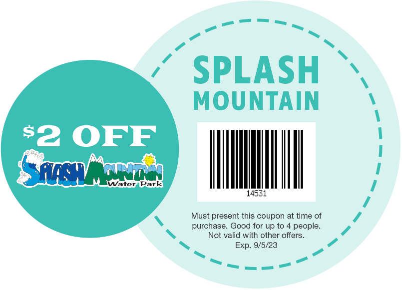 $2 OFF Jolly Roger Splash Mountain Water Park